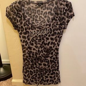 Guess Animal Print Tshirt
